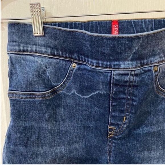 NWT SPANX Jeanish Jeans size small high waisted stretchy - Picture 7 of 9